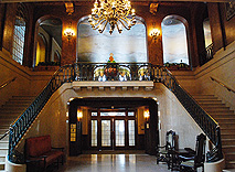 Chateau Frontenac Stairway photo