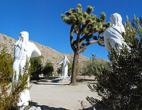 Christ Sermon on the Mount Statue Scene Yucca Valley photo