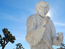 Desert Christ Park Judas  Statue photo