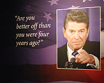 Reagan Better Off Finger Pointing Photo