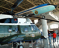 Air Force One and Marine One Helicopter Reagan Library photo