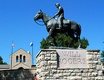 Will Rogers Memorail Statue Claremore photo