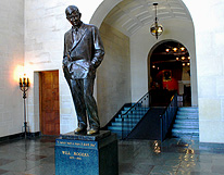 Will Rogers Statue at Memoarial Museum photo