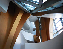 Interior Frank Gehry Design Disney Concert hall