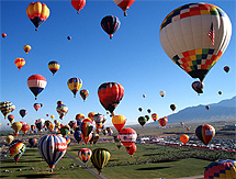 Hot Air Balloons over Albuquerque photo