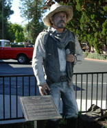 Ken Curtis Festus statues Old Town Clovis photo