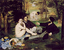 Manet Picnic in the Park photo