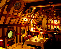 Forbes Island Foating Restaurant underwater dining room photo