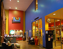 Hostel Santa Monica Lobby Colors photo