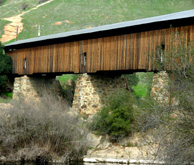 Knights Ferry Wooden Covered Bridge photo