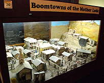 Gold Rush Mining Boom Town Model photo