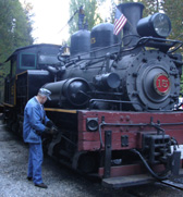 Sugar Pine Shay Steam Locomotive photo